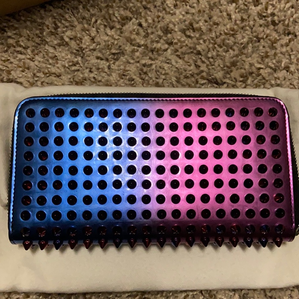 Christian Louboutin Panettone Spiked Wallet